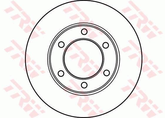 Tarcza hamulcowa TRW DF4153