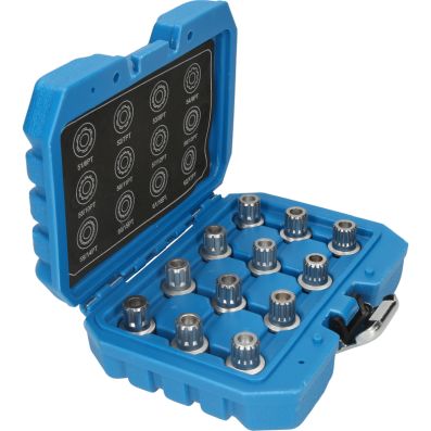 Zestaw narzędzi do wypinania, zabezpieczenia śrub kół KS TOOLS BT691190