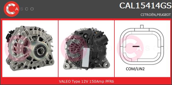 Alternator CASCO CAL15414GS