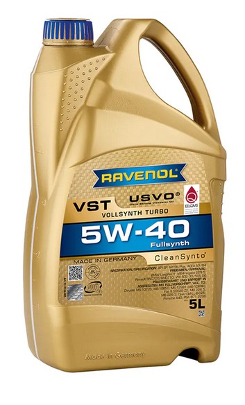 OLEJ RAVENOL TURBO VST 5W-40 USVO 5L 1111136-005-01-999
