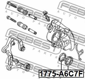 Zestaw naprawczy zacisku FEBEST 1775-A6C7F