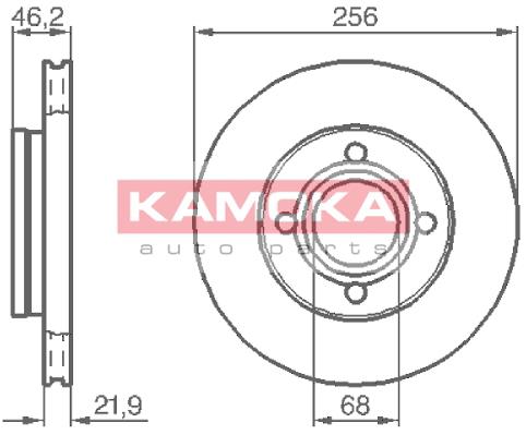 Tarcza hamulcowa KAMOKA 103386