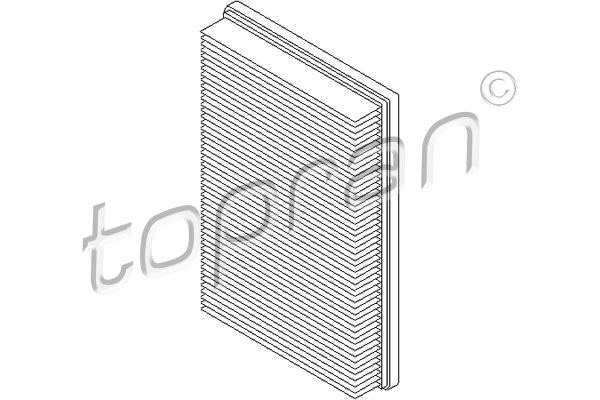 Filtr powietrza TOPRAN 206 054