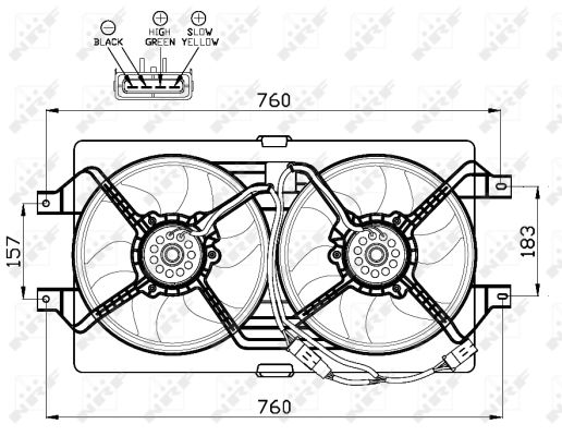 Wentylator NRF 47502