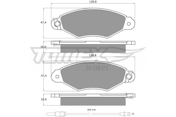 Klocki hamulcowe TOMEX BRAKES TX 11-751