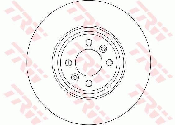 Tarcza hamulcowa TRW DF4371