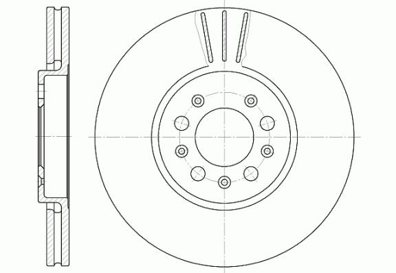 Tarcza hamulcowa REMSA 6544.10