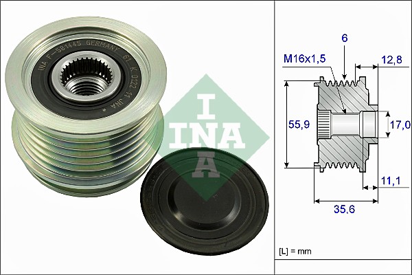 Sprzęgło alternatora INA 535 0041 10