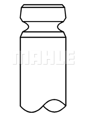 Zawór wydechowy MAHLE 039 VA 31047 100