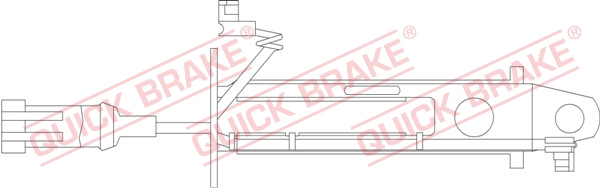 Czujnik zużycia klocków QUICK BRAKE WS 0239 A