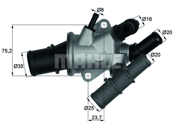 Termostat BEHR TI 165 88