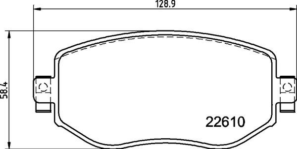 Klocki hamulcowe BREMBO P 68 068