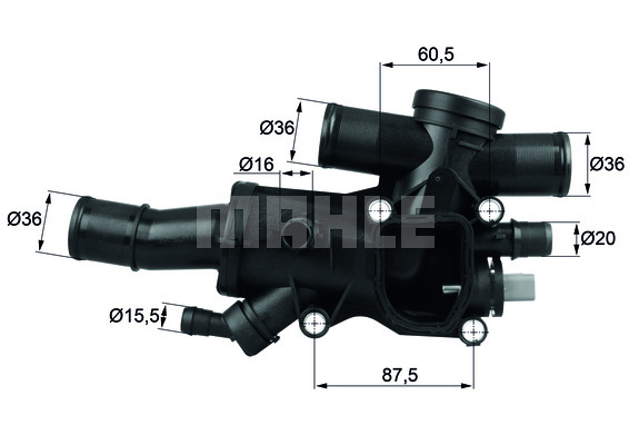 Termostat MAHLE TH 44 83