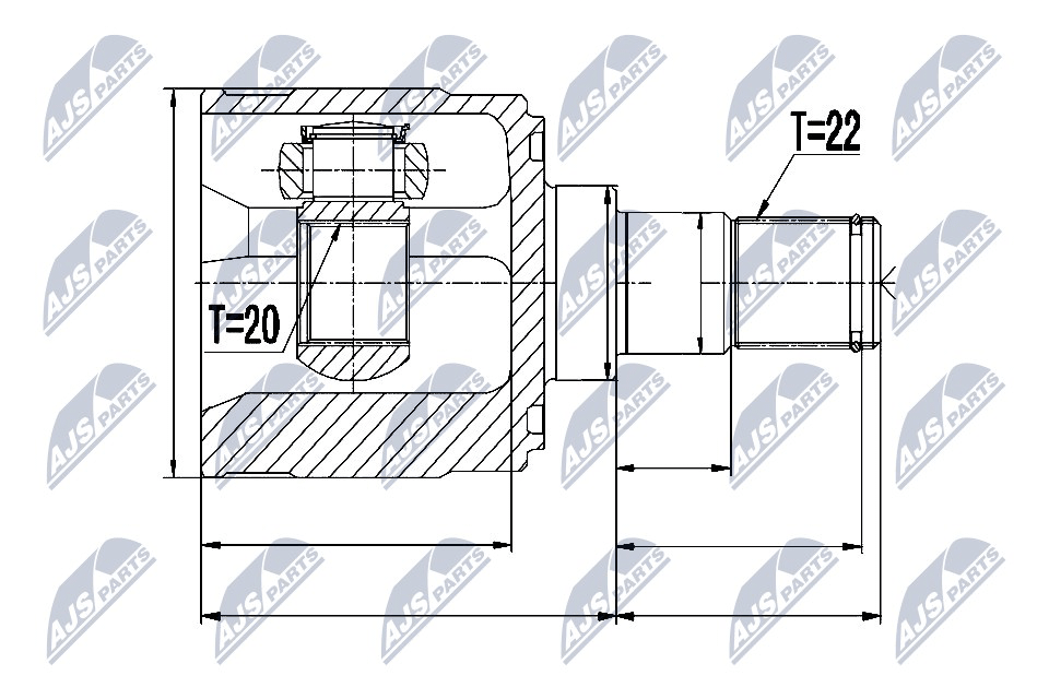 Układ uruchamiania sprzęgła NTY EAG-FR-000