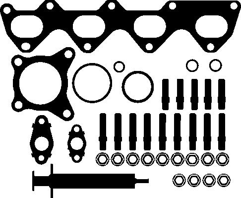 Zestaw montażowy turbosprężarki ELRING 214.600