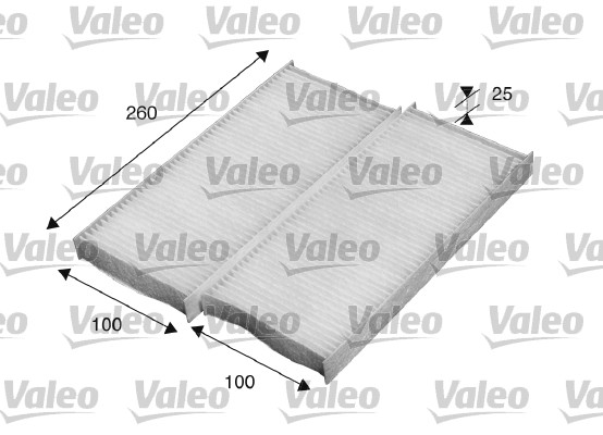 Filtr kabinowy VALEO 715520