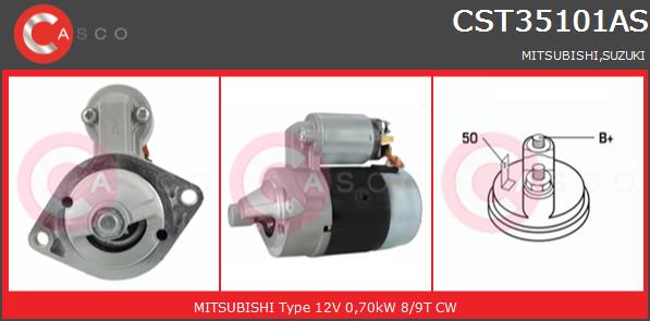 Rozrusznik CASCO CST35101AS