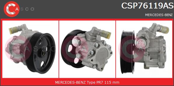 Pompa wspomagania CASCO CSP76119AS