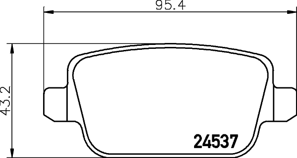 Klocki hamulcowe HELLA 8DB 355 025-371