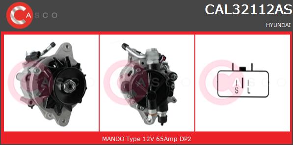 Alternator CASCO CAL32112AS