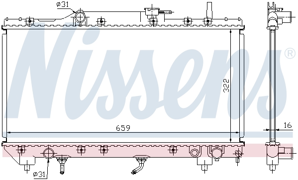 Chłodnica NISSENS 64806