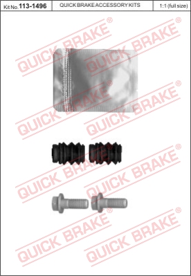 Zestaw naprawczy zacisk hamulcowy QUICK BRAKE 113-1496