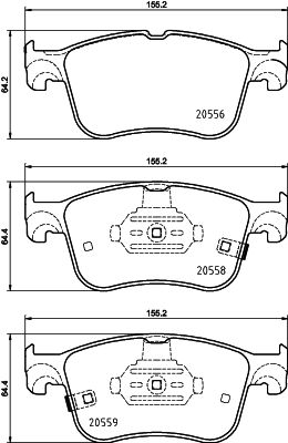 Klocki hamulcowe HELLA 8DB 355 039-421