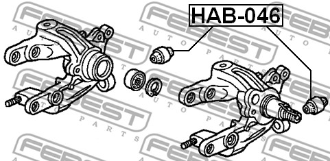 Tuleja wahacza FEBEST HAB-046