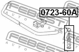 Łącznik stabilizatora FEBEST 0723-60A