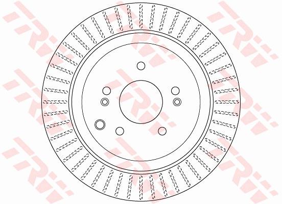 Tarcza hamulcowa TRW DF6330