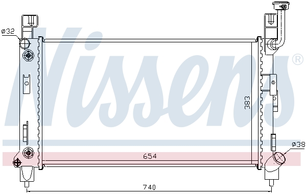 Chłodnica NISSENS 60992
