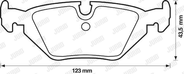 Klocki hamulcowe JURID 571527J