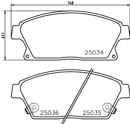Klocki hamulcowe HELLA 8DB 355 015-241