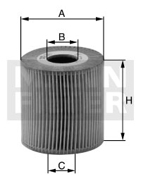 Filtr oleju MANN-FILTER HU 1077/2 x