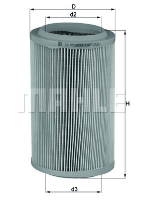 Filtr powietrza KNECHT LX 915