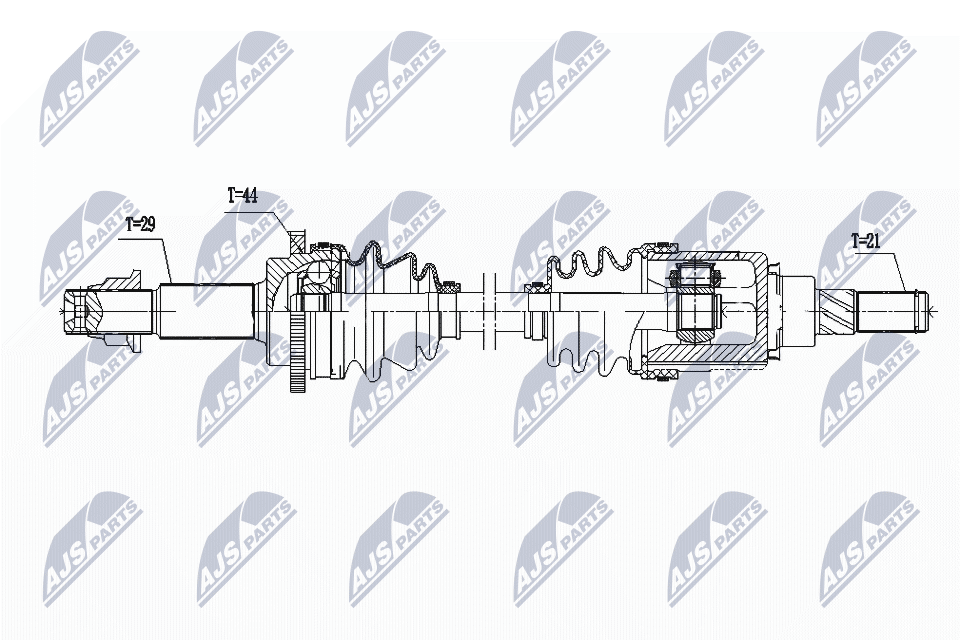 Wał napędowy NTY NPW-NS-166