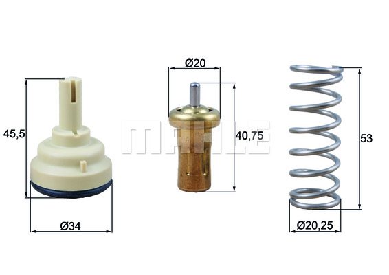 Termostat MAHLE TX 209 80D