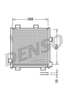 Skraplacz klimatyzacji DENSO DCN50040