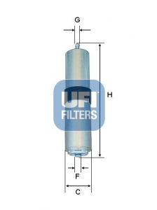 Filtr paliwa UFI 31.926.01