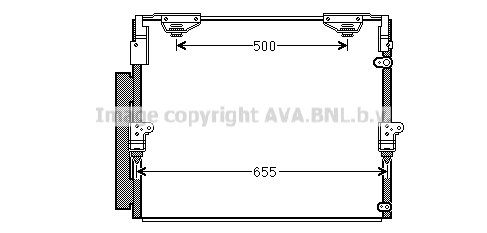 Skraplacz klimatyzacji AVA QUALITY COOLING TO5560D