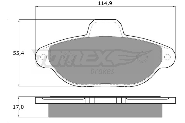 Klocki hamulcowe TOMEX BRAKES TX 12-41