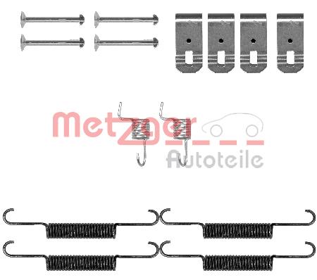 Zestaw montażowy szczęk hamulcowych METZGER 105-0895