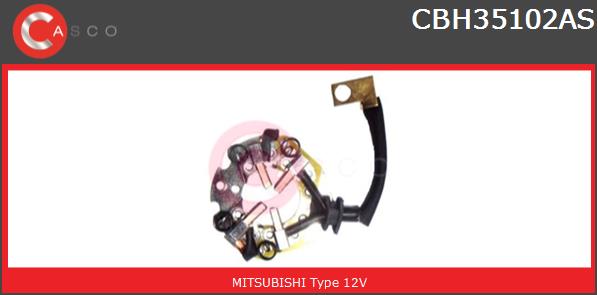 Szczotkotrzymacz CASCO CBH35102AS