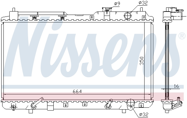 Chłodnica NISSENS 681021