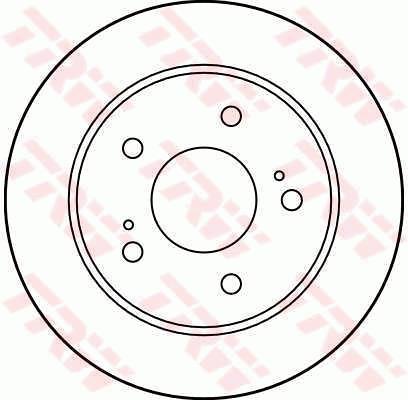 Tarcza hamulcowa TRW DF4001
