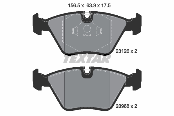 Klocki hamulcowe TEXTAR 2312601