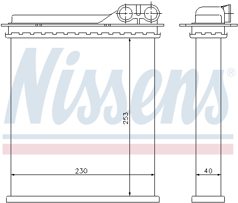 Nagrzewnica NISSENS 73363