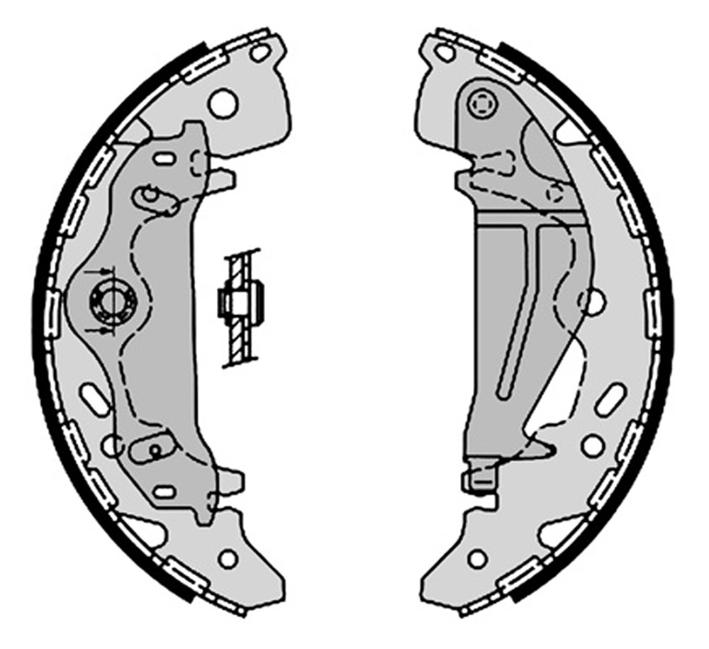 Szczęki hamulcowe BREMBO S 30 521