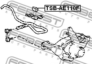 Guma stabilizatora FEBEST TSB-AE110F