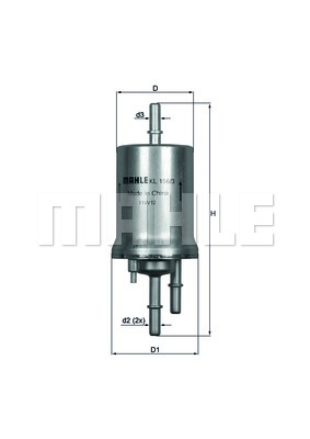 Filtr paliwa KNECHT KL 156/3